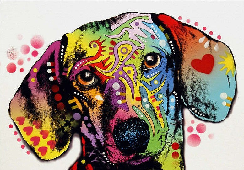 Full Square Drill 5D DIY Diamond Painting Dachshund Dog 5D Diamond Embroidery Cross Kits 3D Diamond Mosaic Home Decor Gift