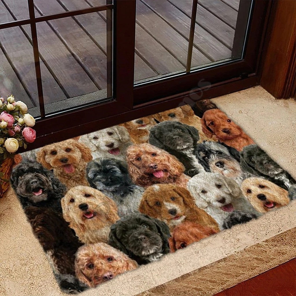 Hot Selling Product Home Door Mat Fashion 3D Digital Dog Printing Rectangular Mat Wholesale Customization