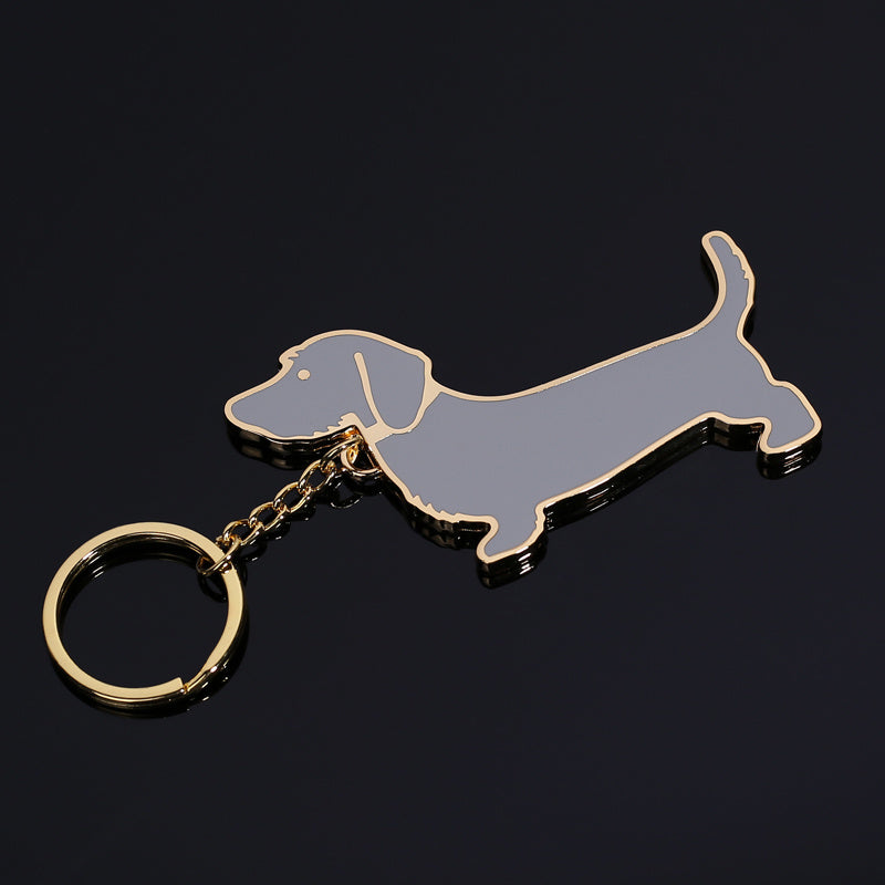 Dachshund Metal Key Chain Pendant