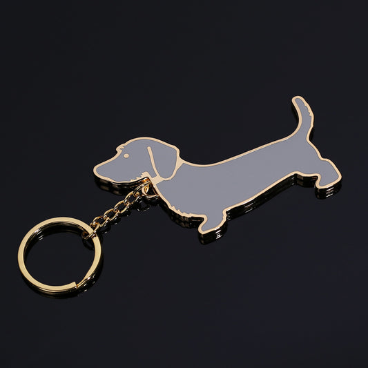 Dachshund Metal Key Chain Pendant