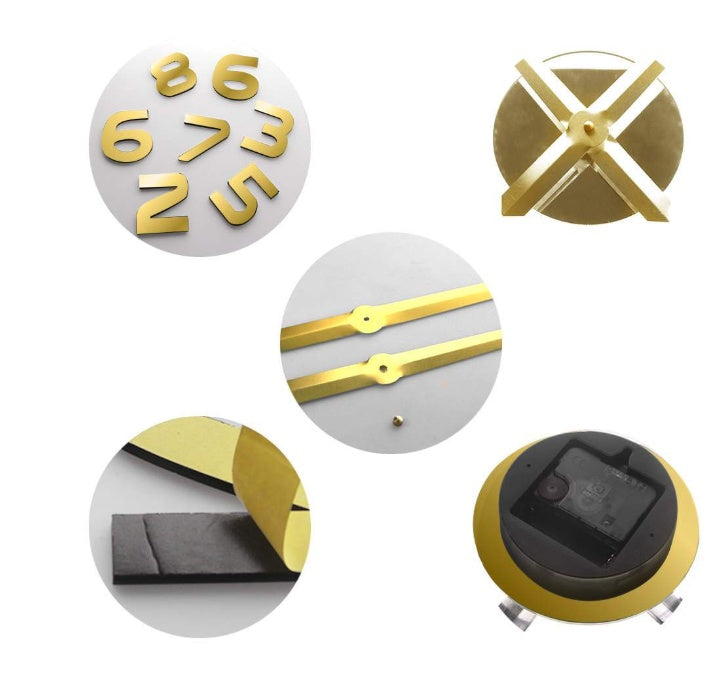 DOG STYLE FRAMELESS WALL CLOCK