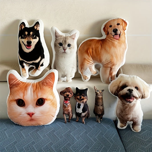 Customize Special-Shaped Pet Pillow  DIY Stuffed Animal Pillow Sofa Car Decor Cat Dog Pillow