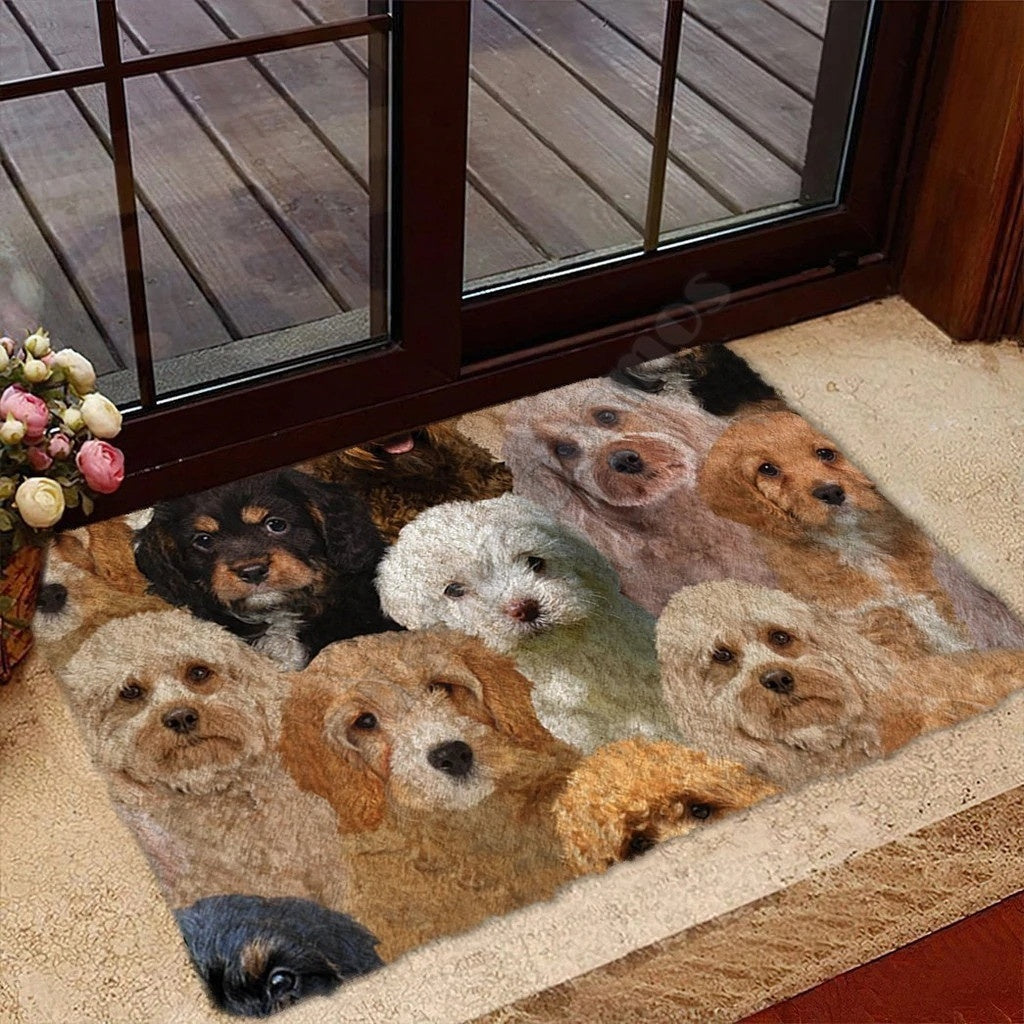 Hot Selling Product Home Door Mat Fashion 3D Digital Dog Printing Rectangular Mat Wholesale Customization