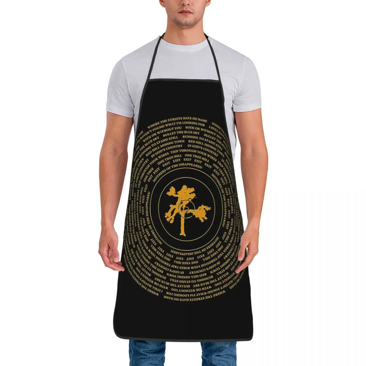 Joshua Tree Vinyl Aprons for Women Men Kitchen Chef Cooking Tablier Household Bib Baking Cleaning Unisex Adult Pinafore Delantal