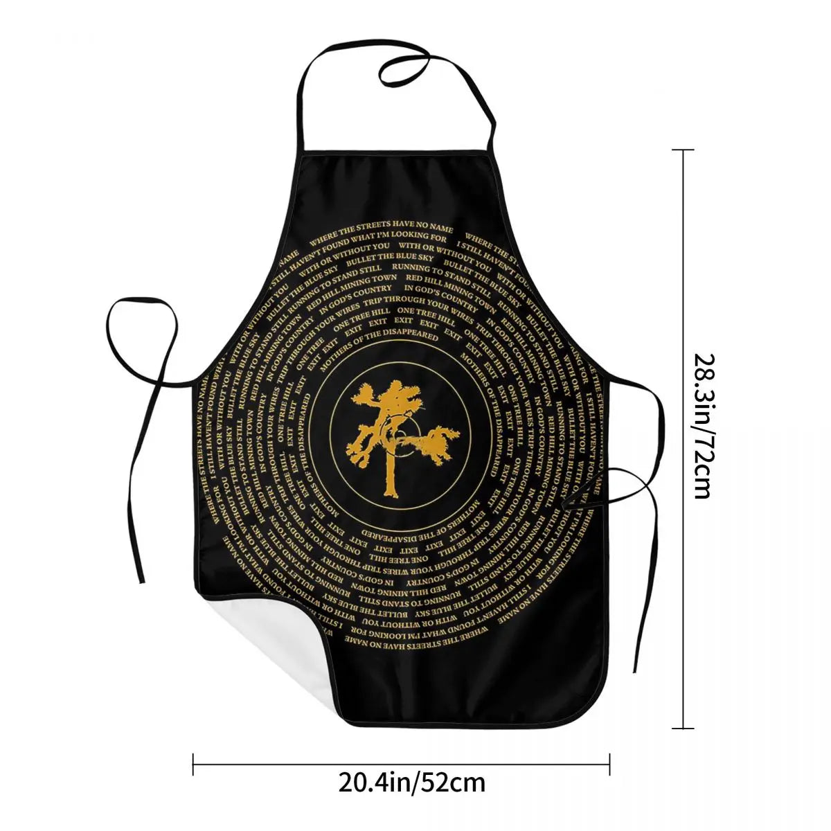 Joshua Tree Vinyl Aprons for Women Men Kitchen Chef Cooking Tablier Household Bib Baking Cleaning Unisex Adult Pinafore Delantal