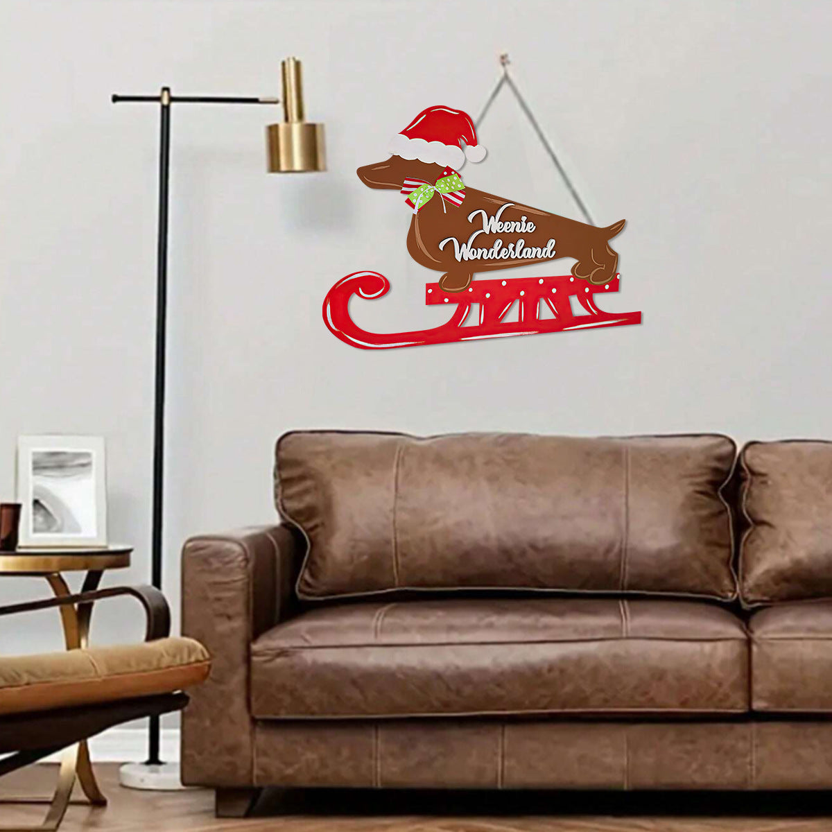 Christmas Dachshund Hanging Decoration